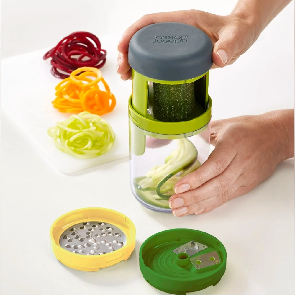 Handheld Vegetable Spiralizer and Grater